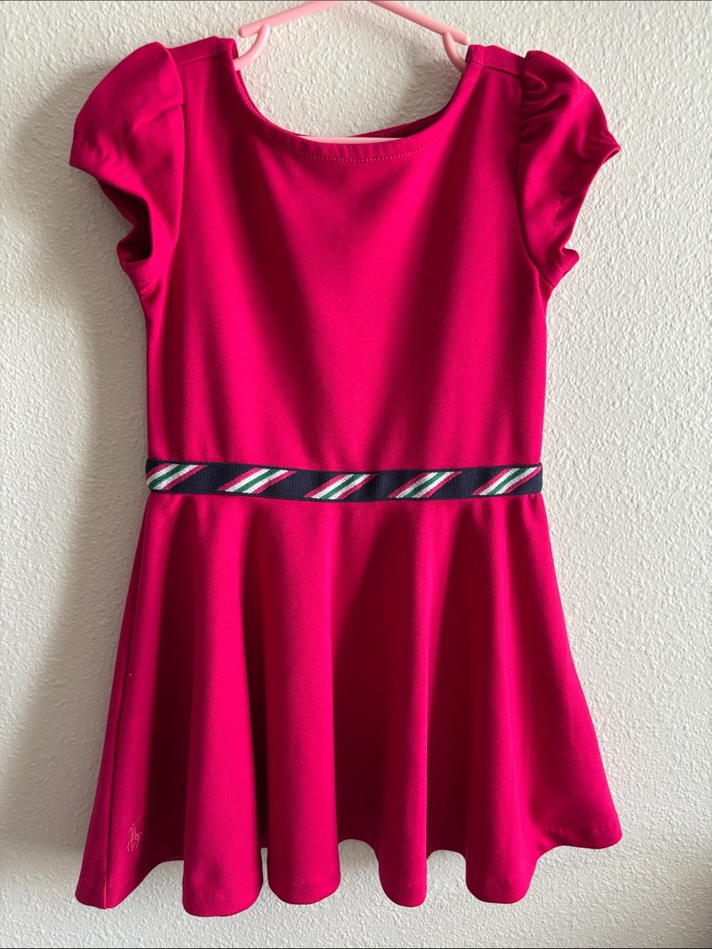 Toddler Girl’s Polo Ralph Lauren Belted Dress, 3/3T